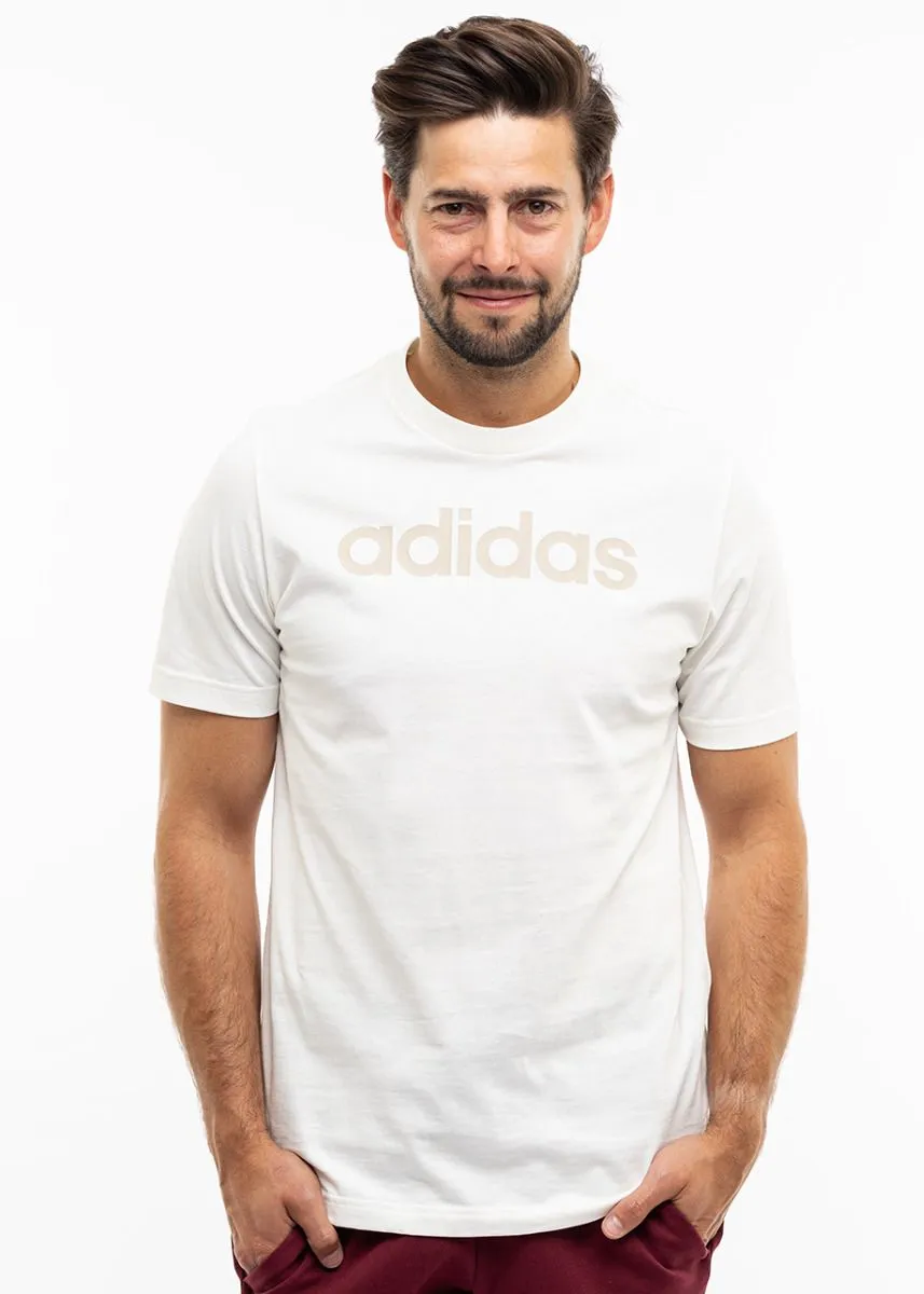 adidas Herren T-Shirt Essentials Single Jersey Linear Embroidered Logo Tee IS1345