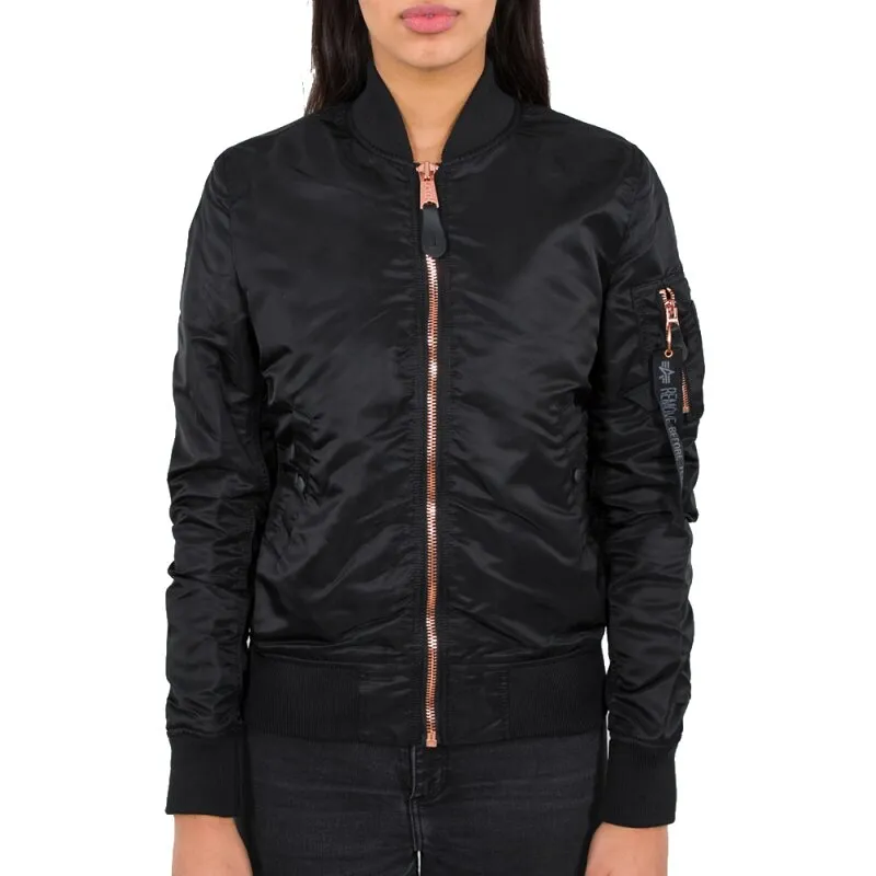 Alpha Industries Damen Bomberjacke MA-1 VF LW Wmn black/copper