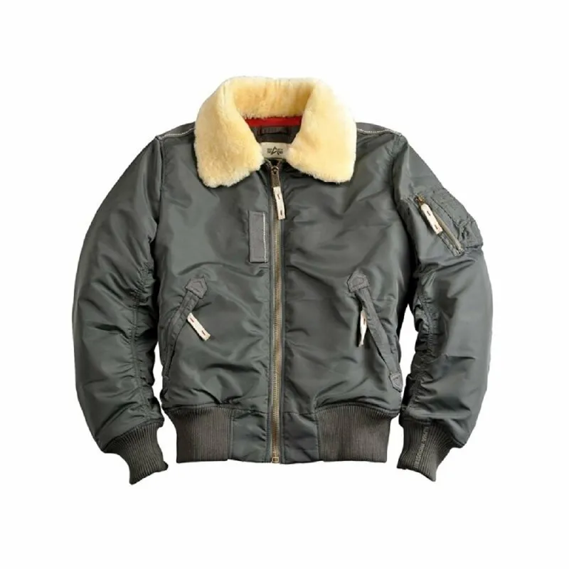 Alpha Industries Herren Bomberjacke Injector III greyblack