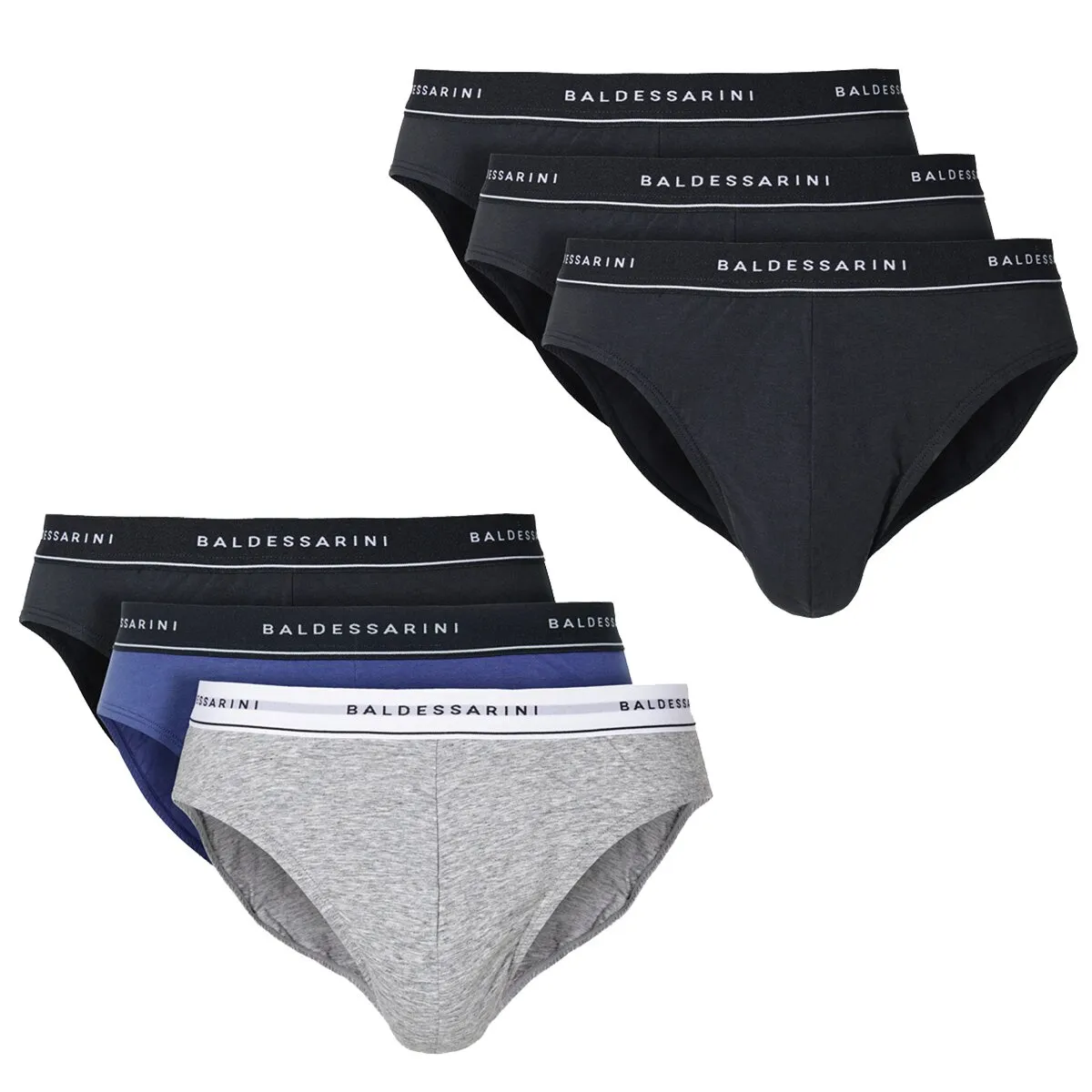 BALDESSARINI Herren Slip Vorteilspack - Briefs, Single Jersey