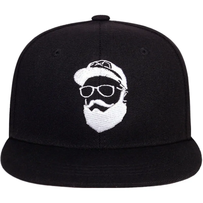 BART MANN SNAPBACK CAPS | Schwarze BART-MANN Fashion Snapback Cap