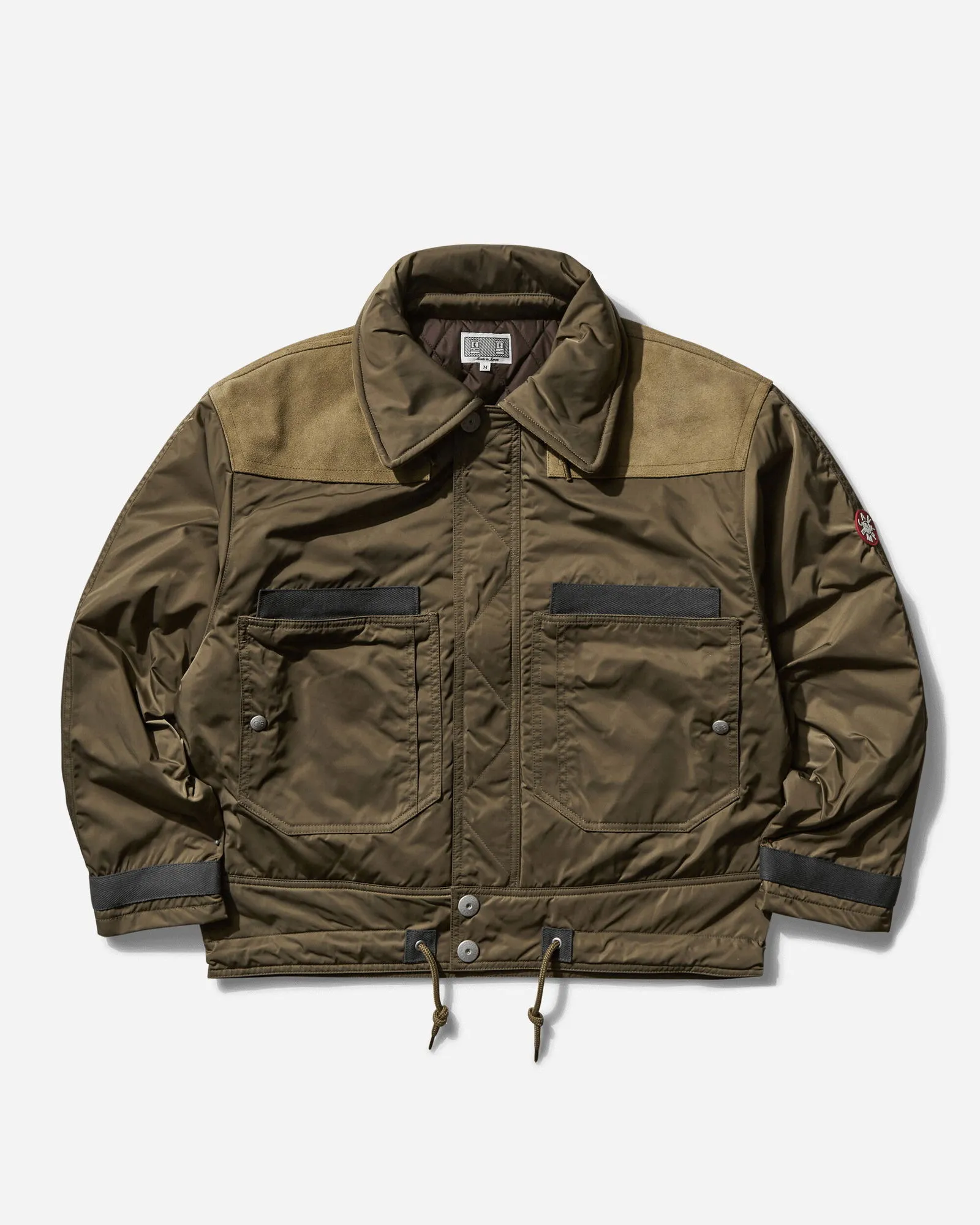 Bomberjacke Cav Empt Bomber Jacket with Leather Shoulder Patches CES26JK09 1