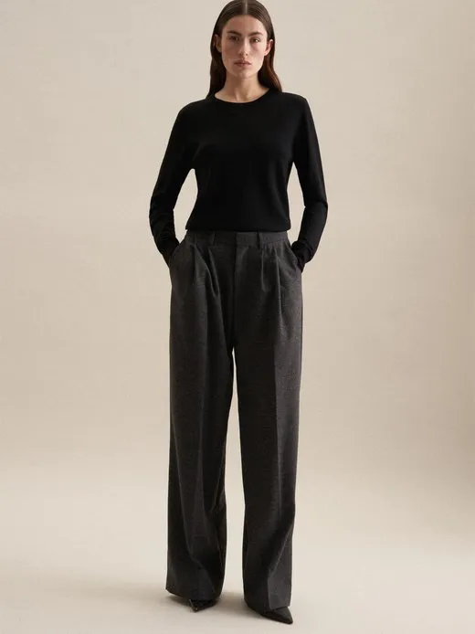 Damen Hose - uni Melange