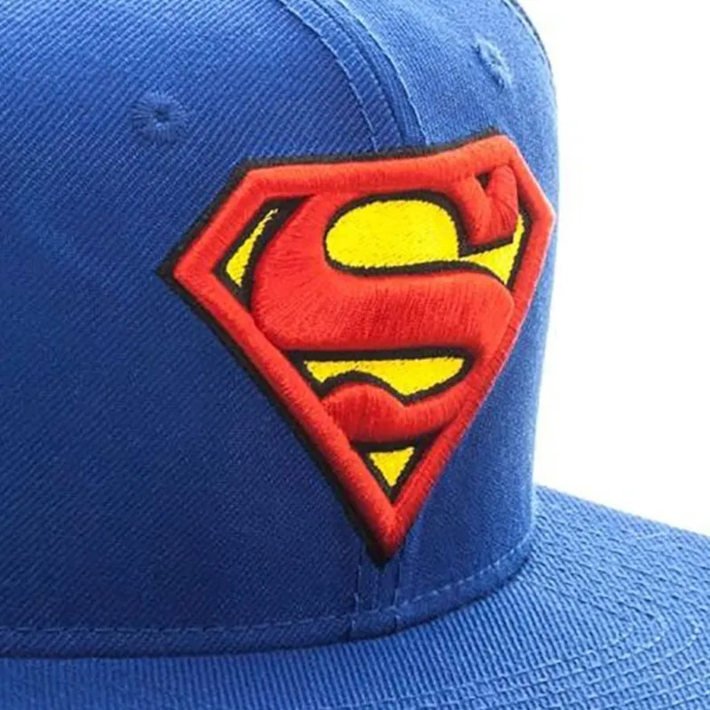 DC Comics Superman Snapback Kappe – Stylische blaue Cap für Fans