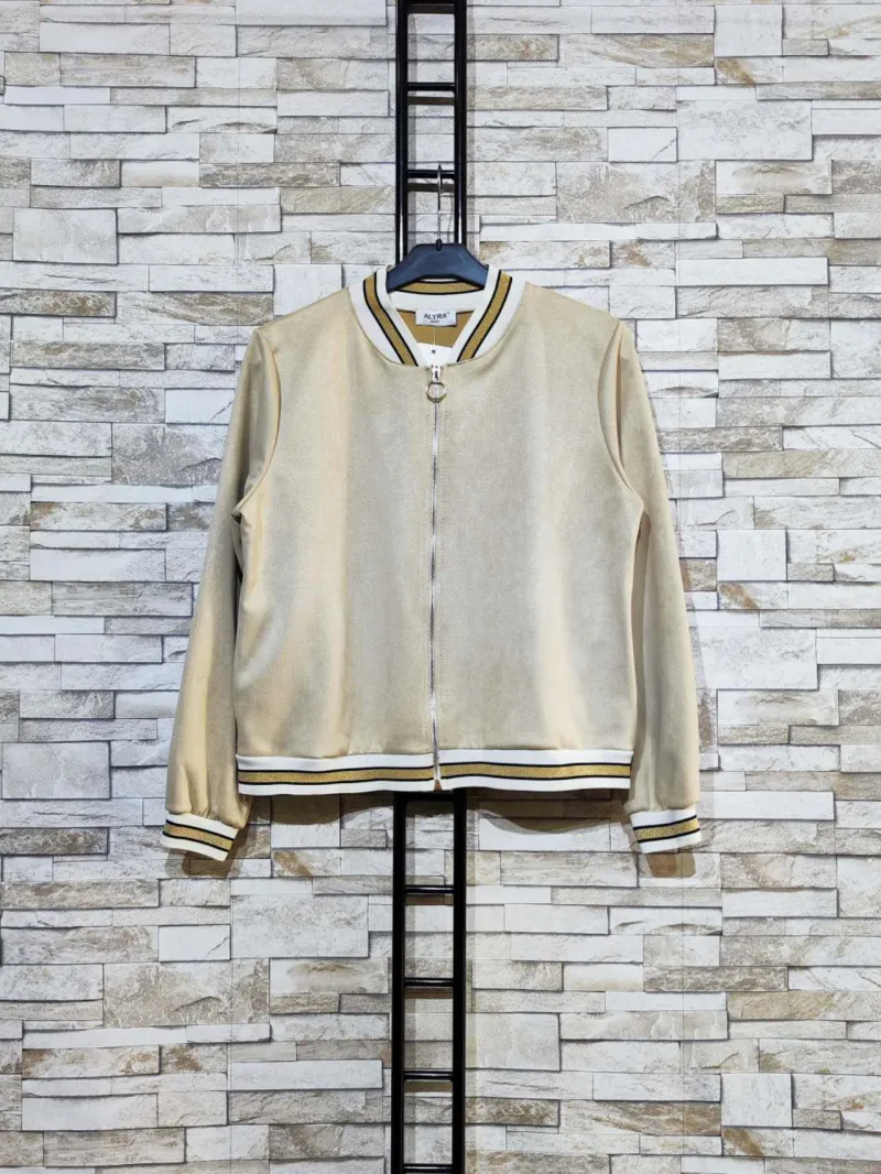 Edition-Bomberjacke aus Wildleder mit Taschen