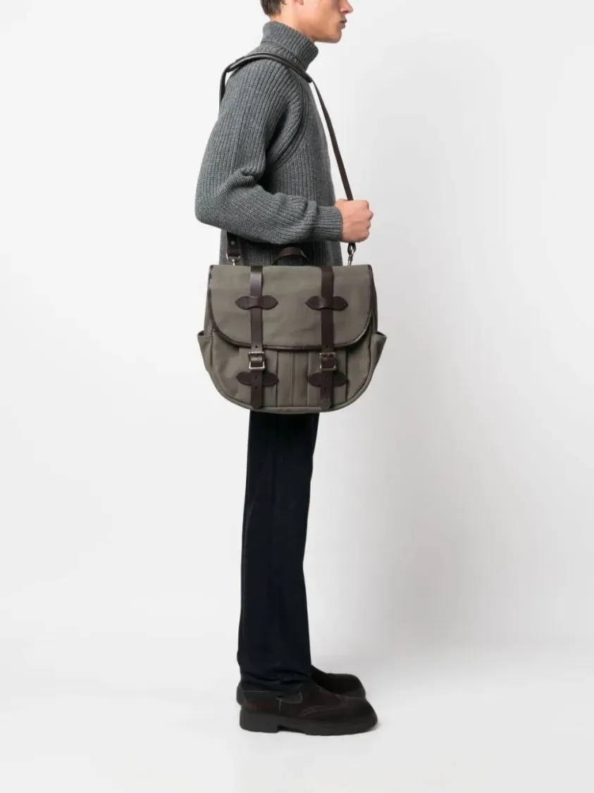   Filson  Khaki Shoulder Bag Medium Green  Messenger Bag 