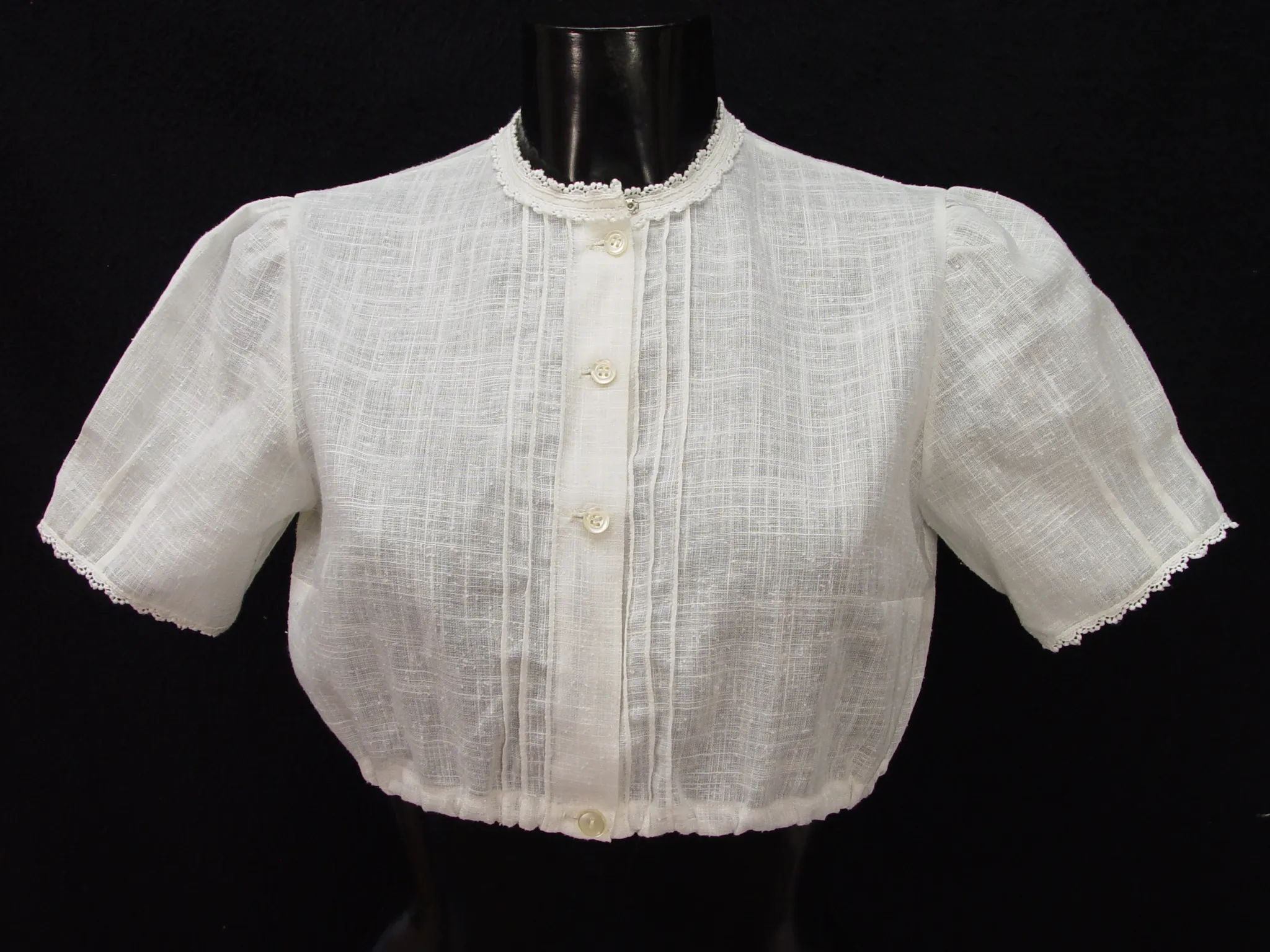 Gr.38 Dirndlbluse Bluse für Dirndl Trachtenbluse B7183