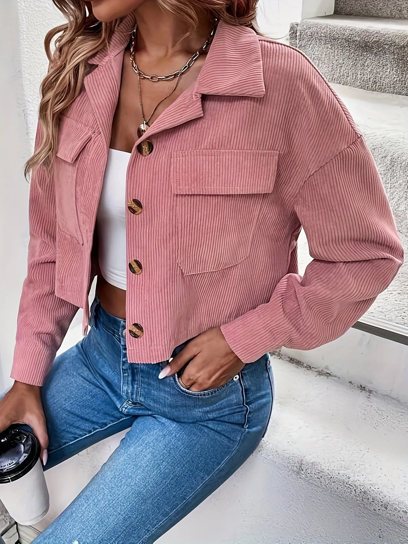 Heidi-Mode | Corduroy Erhöhen Sie Ihren Stil Mit Der Ultimativen Bomberjacke