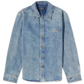 Hemd A.P.C. Vittorio Denim Overshirt COGUS-H02809-IAB