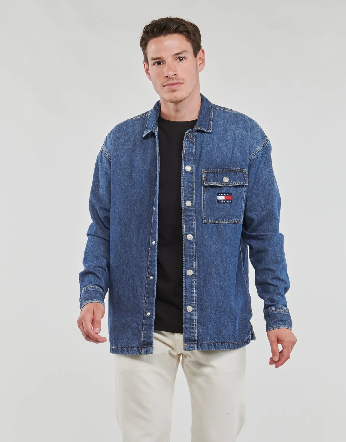 Hemd Tommy Hilfiger CLASSIC DENIM OVERSHIRT DM0DM16598-1BJ