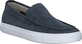 Herren-Slipper aus Leder 226102032876 (Dunkelblau)