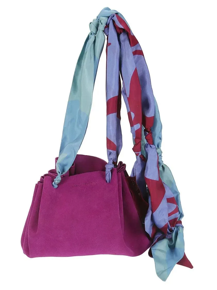   JEJIA  Multicolored Suede Bucket Bag Multicolor  Bucket Bag 