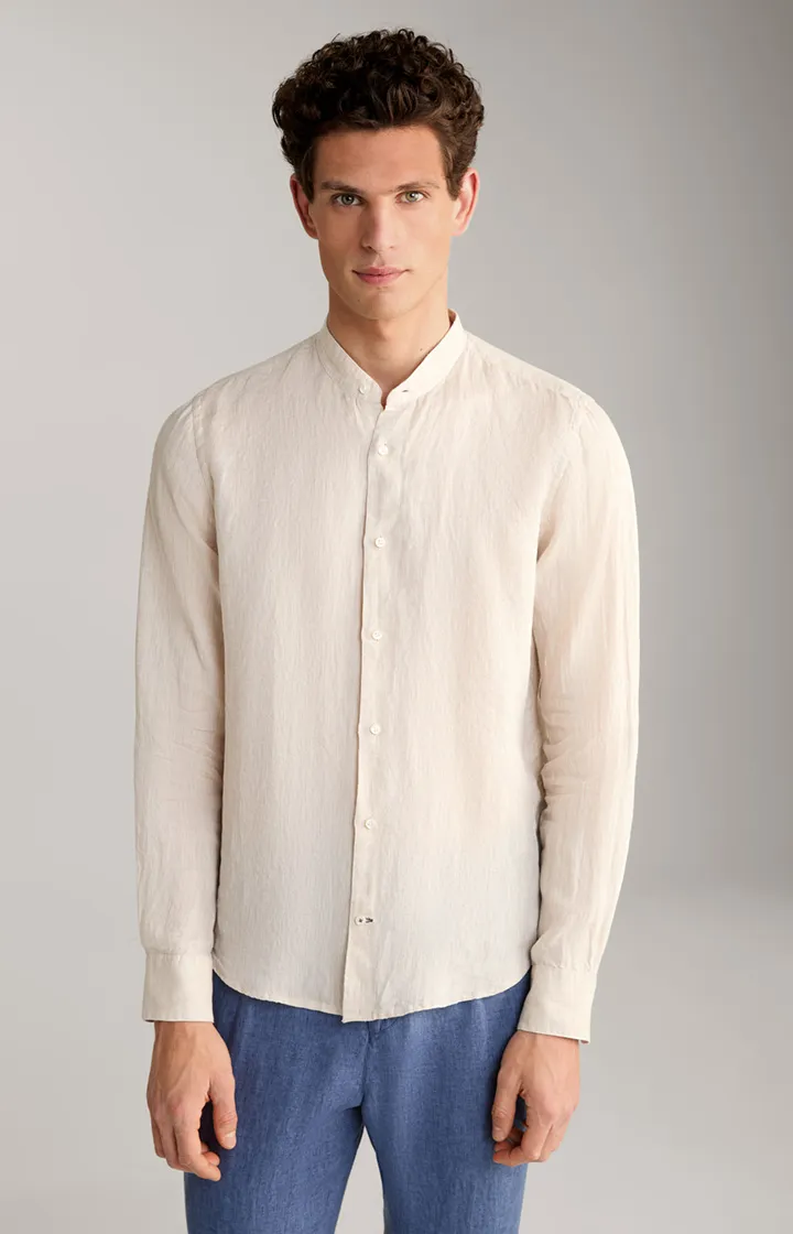 Leinen-Hemd Pebo in Beige