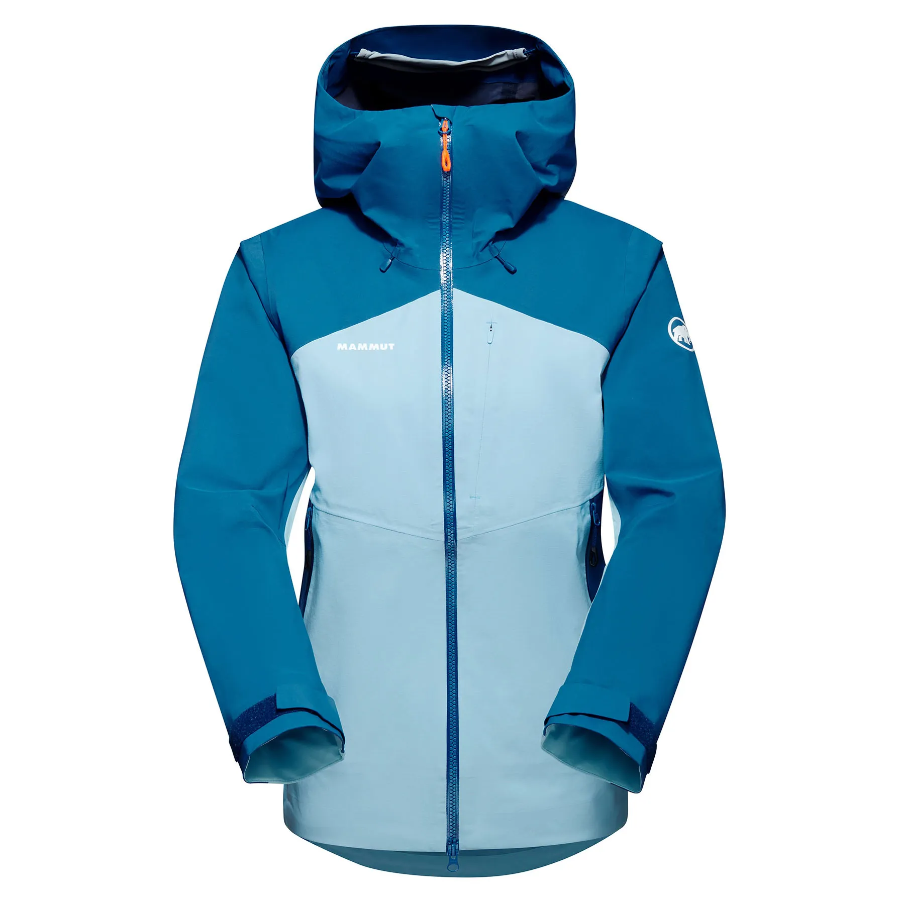 Mammut Alto Guide HS Hooded Jacket Damen Regenjacke cool blue-deep ice hier im Hardshell- & Regenjacken Online-Shop gün