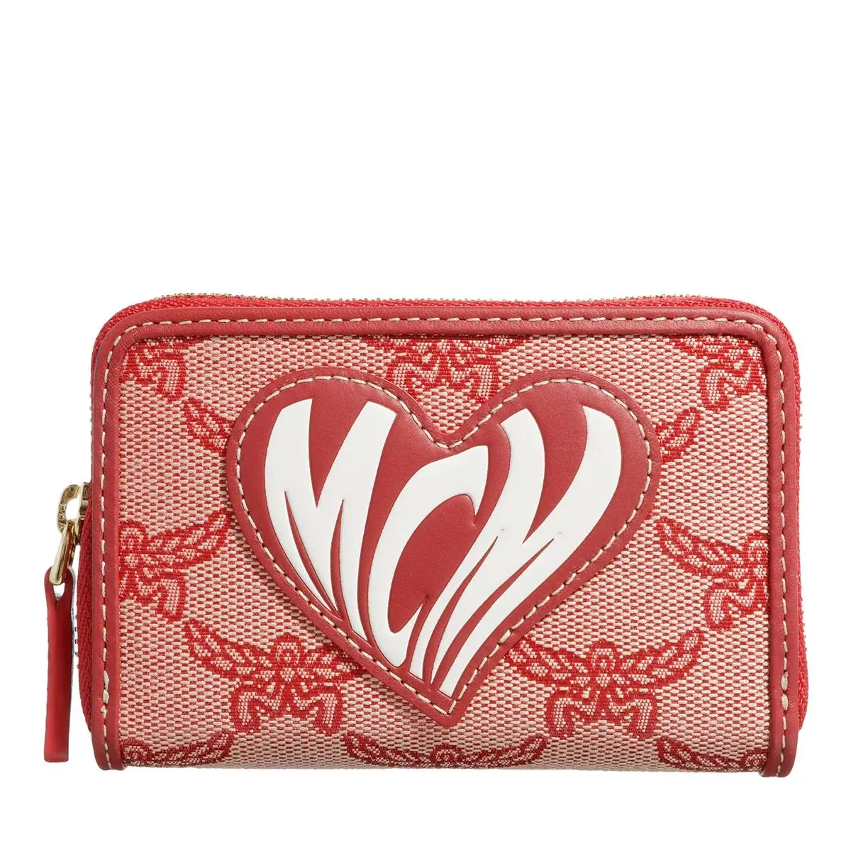   MCM  Himmel Valentine's Day Zip Around Wallet Valentine Red  Portemonnaie mit Zip-Around-Reißverschluss 