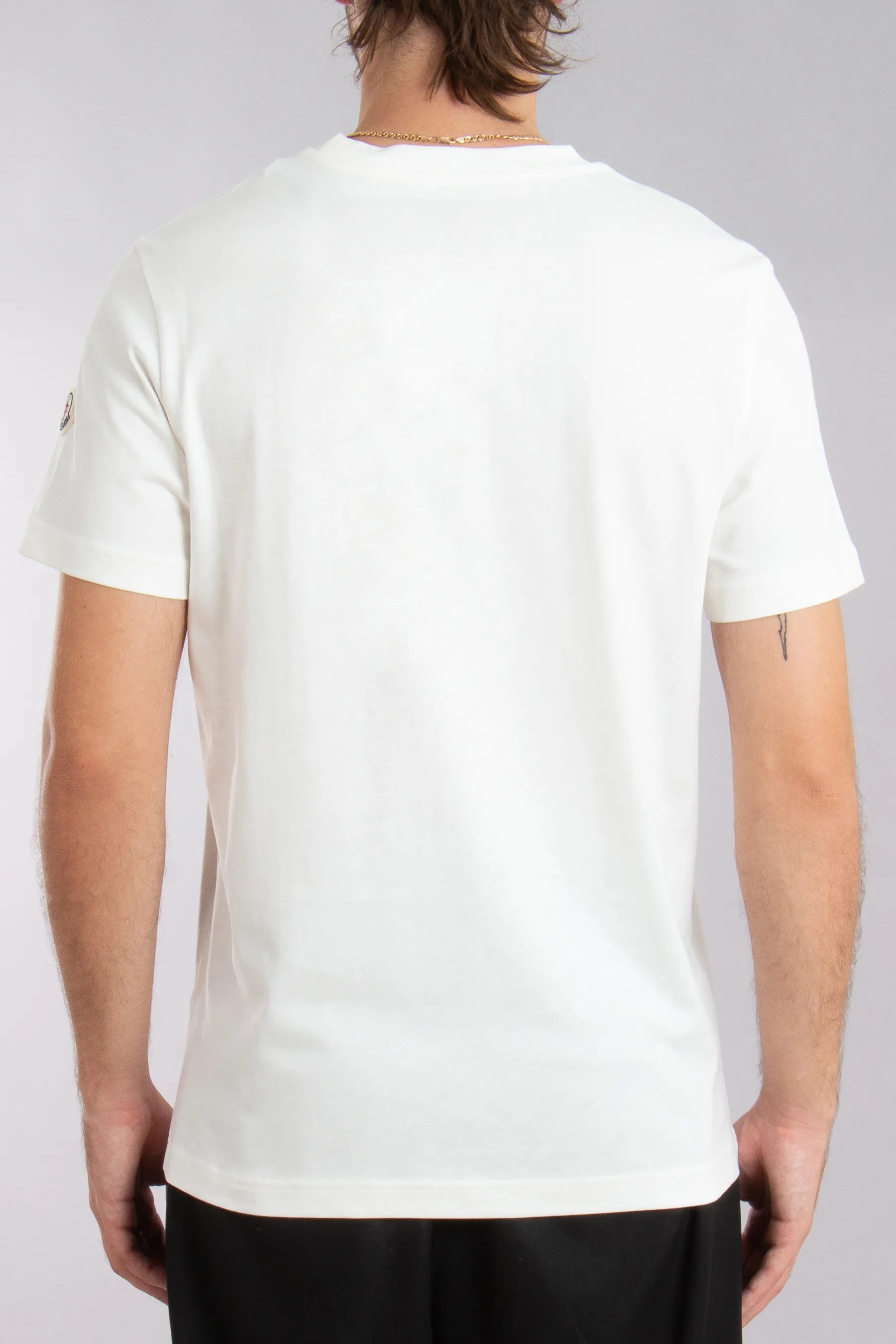 MONCLER Printed Organic Cotton Jersey T-Shirt  