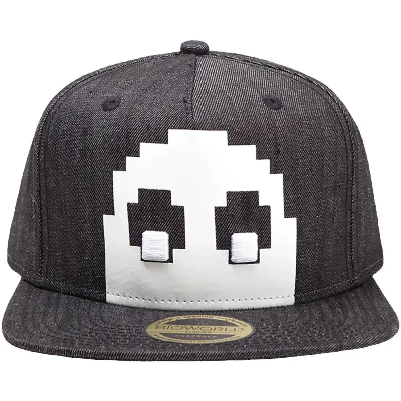 Pac-Man Blinky Denim Snapback – Bandai Bioworld USA Cap
