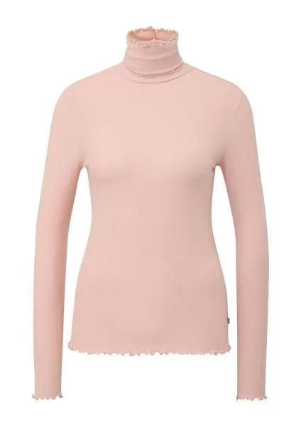 QS by s.Oliver Geripptes Longsleeve S23 2138340