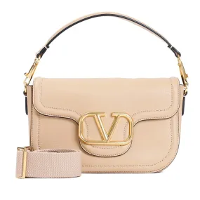   Valentino  Locò Shoulder Bag Neutrals  Baguette Bag 